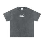 Local's Summer Snow Washed Oversized Cotton T-Shirt