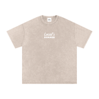 Local's Summer Snow Washed Oversized Cotton T-Shirt