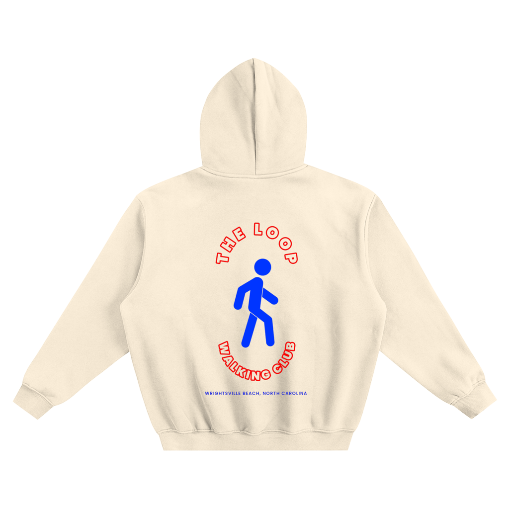 Loop Walking Club Fleeced Boxy Hoodie