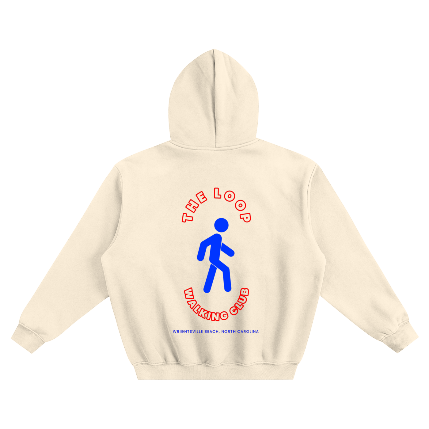 Loop Walking Club Fleeced Boxy Hoodie