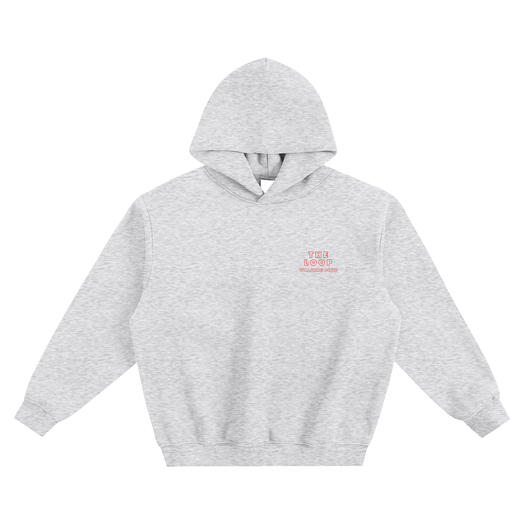 Loop Walking Club Fleeced Boxy Hoodie