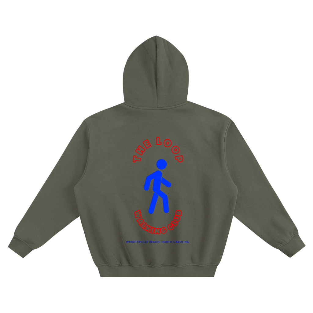 Loop Walking Club Fleeced Boxy Hoodie
