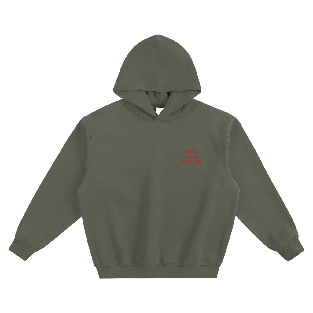Loop Walking Club Fleeced Boxy Hoodie