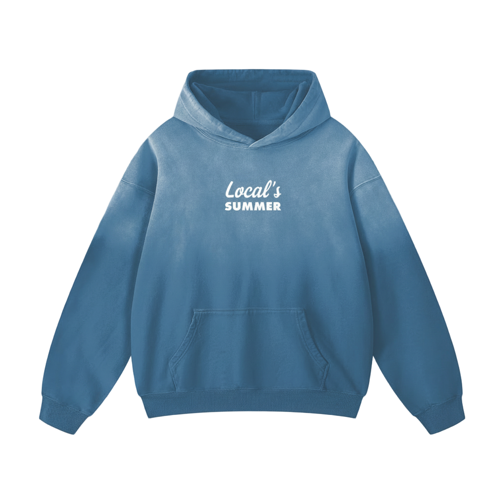 Local's Summer Heavyweight Sunfade Oversized Hoodie