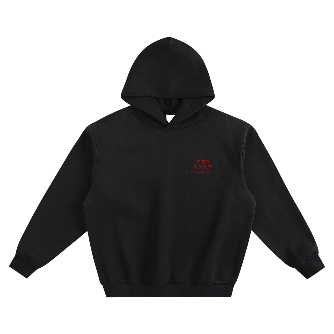 Loop Walking Club Fleeced Boxy Hoodie